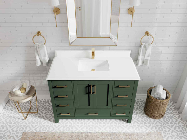 Malibu 48 in. W x 22 in. D Single Sink Bathroom Vanity - photo 28