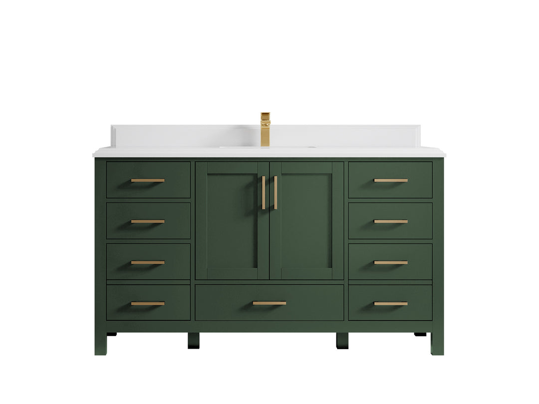 Malibu 60 in. W x 22 in. D Single Sink Bathroom Vanity