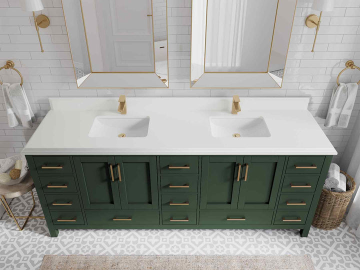 Malibu 84 in. W x 22 in. D Double Sink Bathroom Vanity - photo 28
