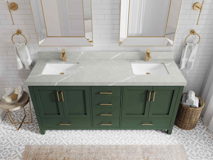 Malibu 72 in. W x 22 in. D Double Sink Bathroom Vanity - photo 32