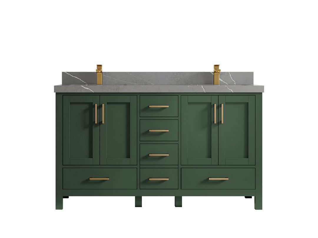 Malibu 60 in. W x 22 in. D Double Sink Bathroom Vanity
