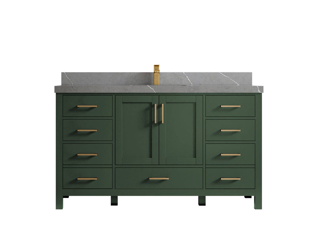 Malibu 60 in. W x 22 in. D Single Sink Bathroom Vanity