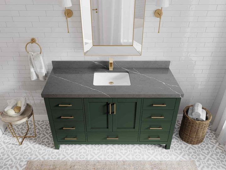 Malibu 60 in. W x 22 in. D Single Sink Bathroom Vanity - photo 34