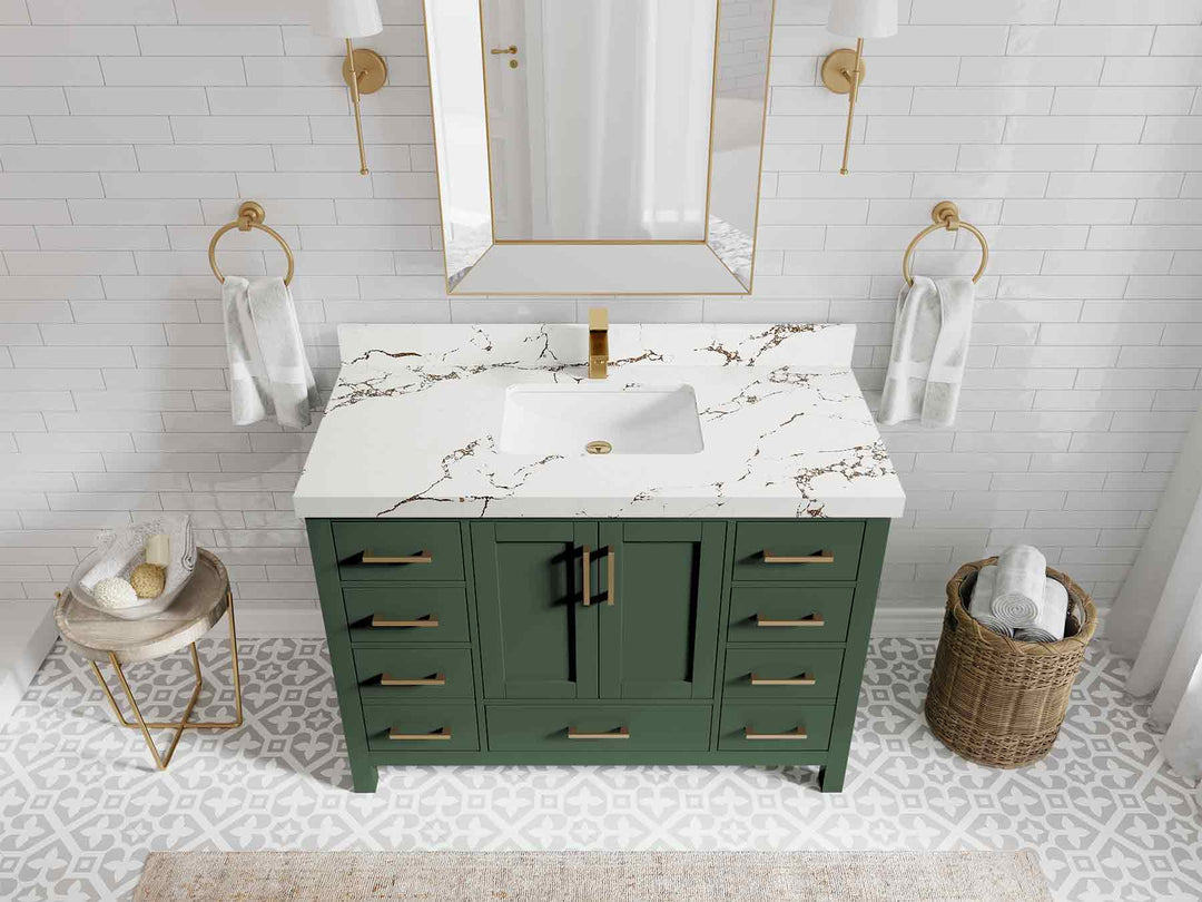 Malibu 48 in. W x 22 in. D Single Sink Bathroom Vanity