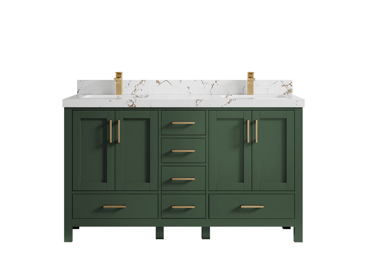 Malibu 60 in. W x 22 in. D Double Sink Bathroom Vanity - photo 37