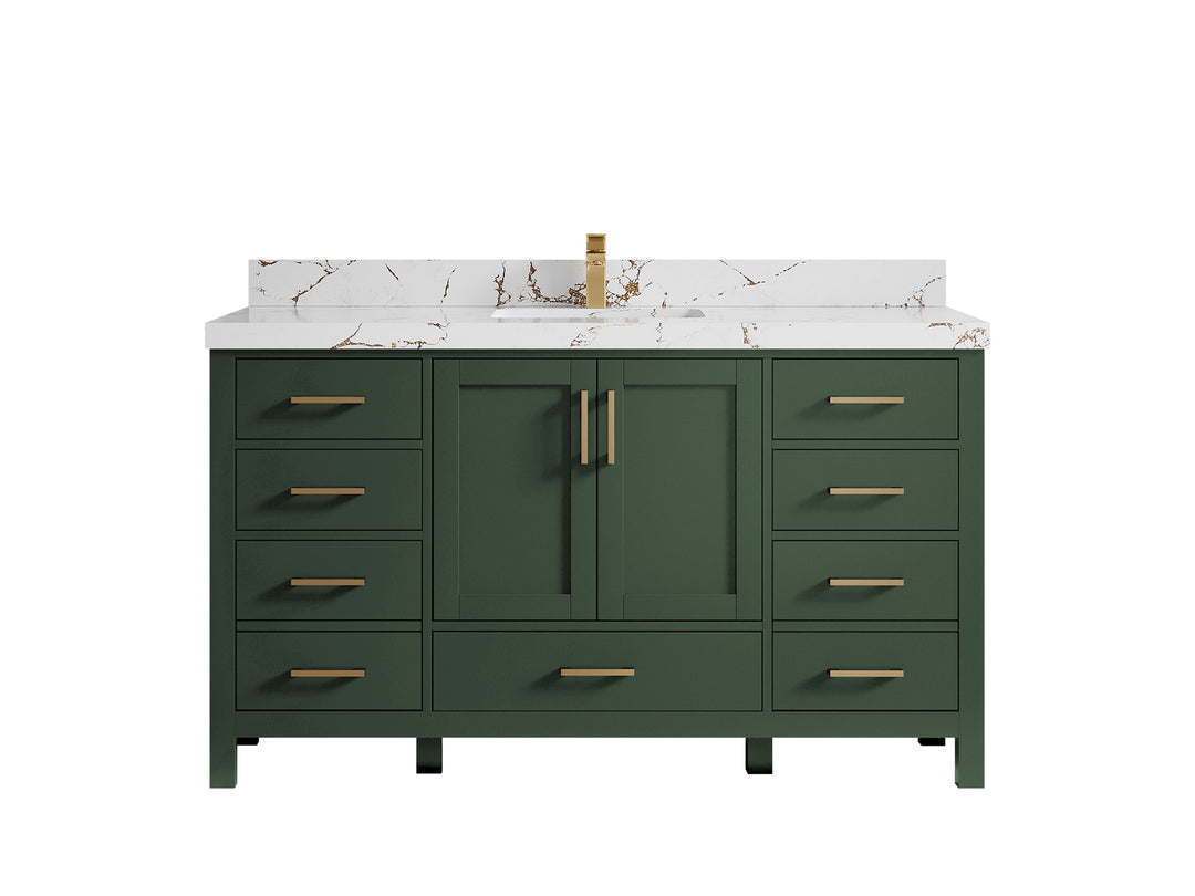 Malibu 60 in. W x 22 in. D Single Sink Bathroom Vanity