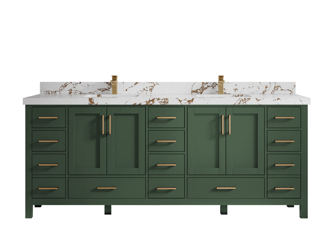Malibu 84 in. W x 22 in. D Double Sink Bathroom Vanity