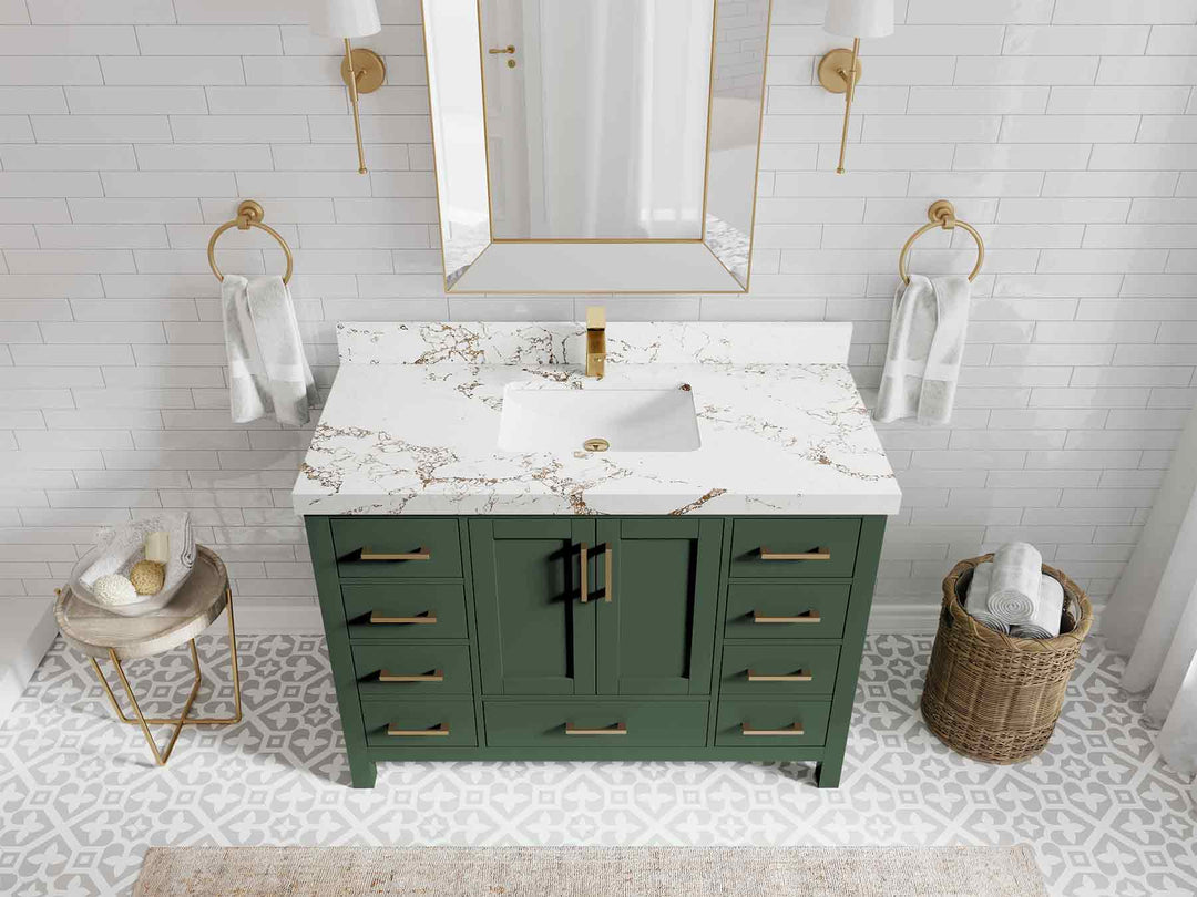 Malibu 48 in. W x 22 in. D Single Sink Bathroom Vanity