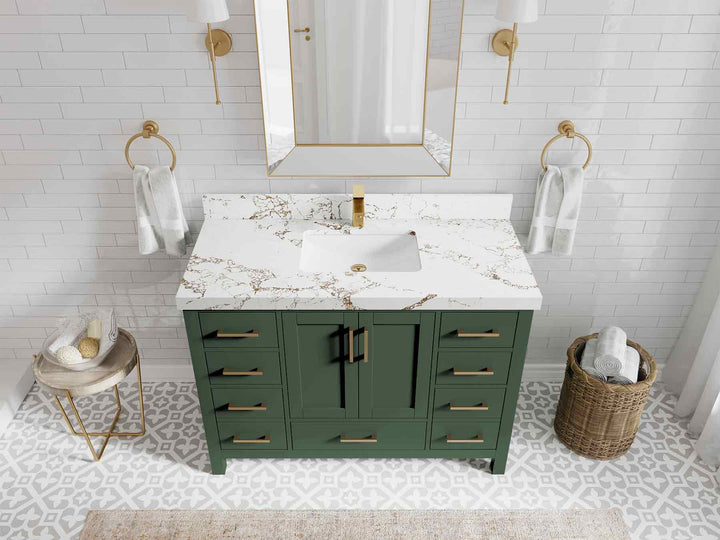 Malibu 48 in. W x 22 in. D Single Sink Bathroom Vanity - photo 36