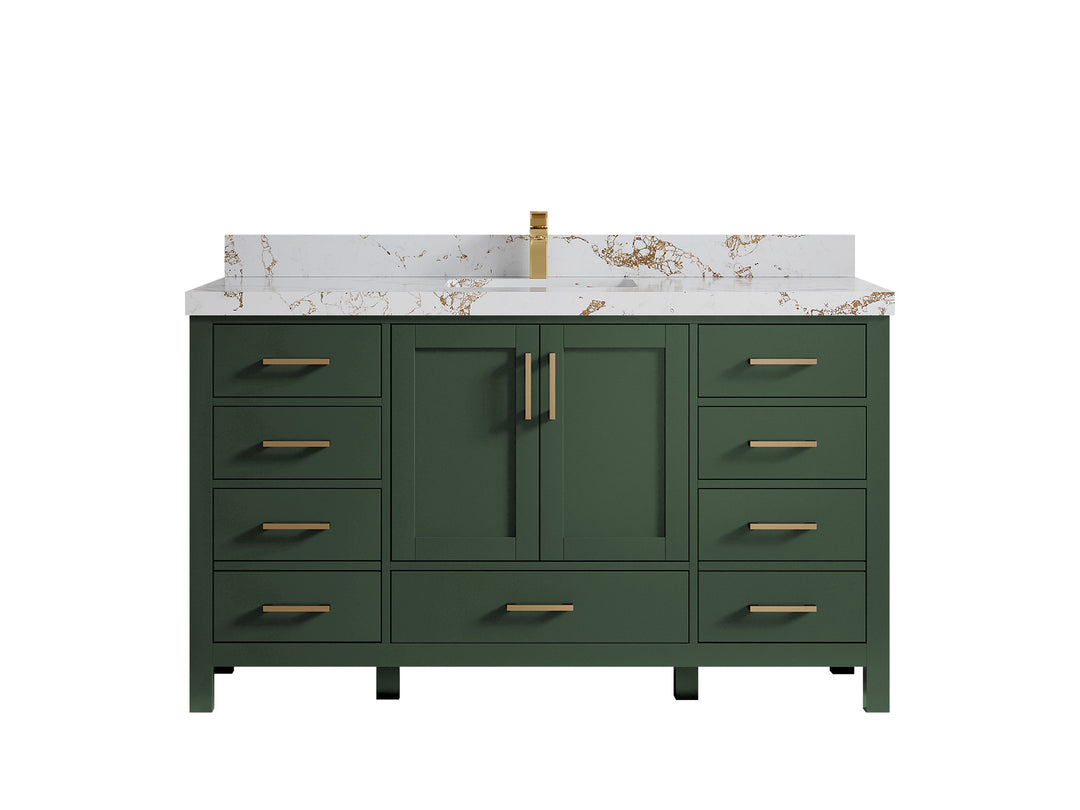 Malibu 60 in. W x 22 in. D Single Sink Bathroom Vanity