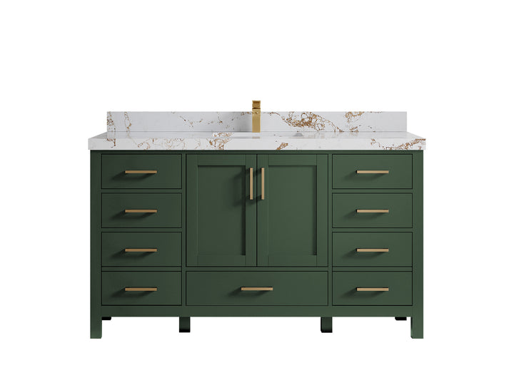 Malibu 60 in. W x 22 in. D Single Sink Bathroom Vanity - photo 39