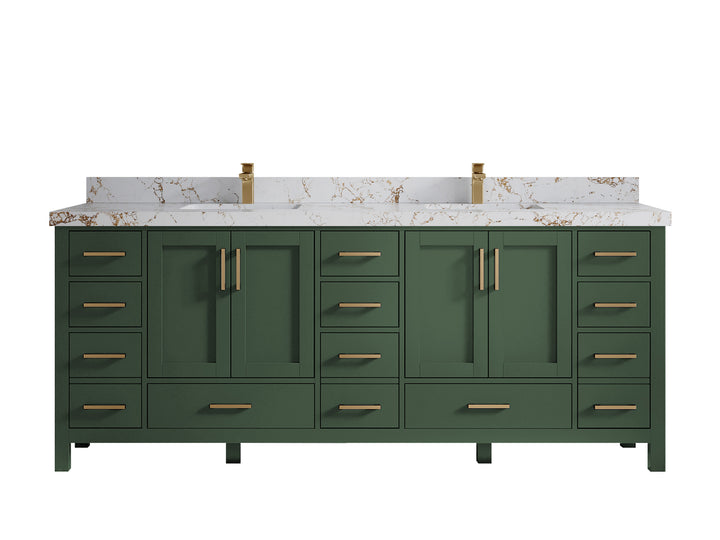 Malibu 84 in. W x 22 in. D Double Sink Bathroom Vanity - photo 39