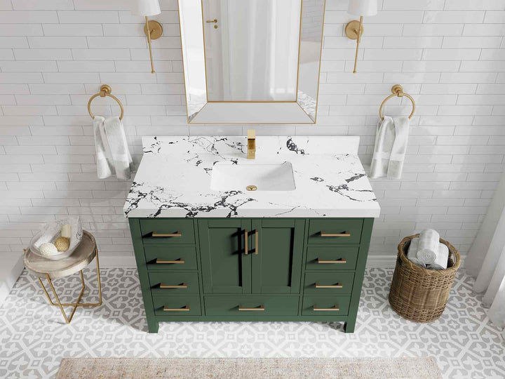 Malibu 48 in. W x 22 in. D Single Sink Bathroom Vanity - photo 38