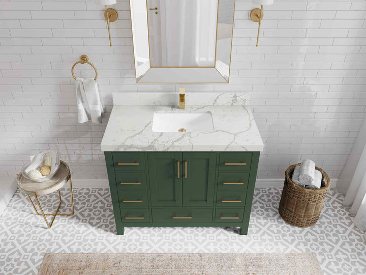 Malibu 42 in. W x 22 in. D Single Sink Bathroom Vanity - photo 42