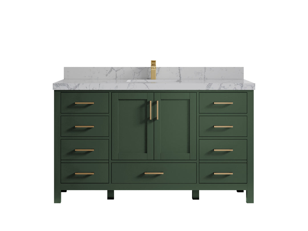 Malibu 60 in. W x 22 in. D Single Sink Bathroom Vanity