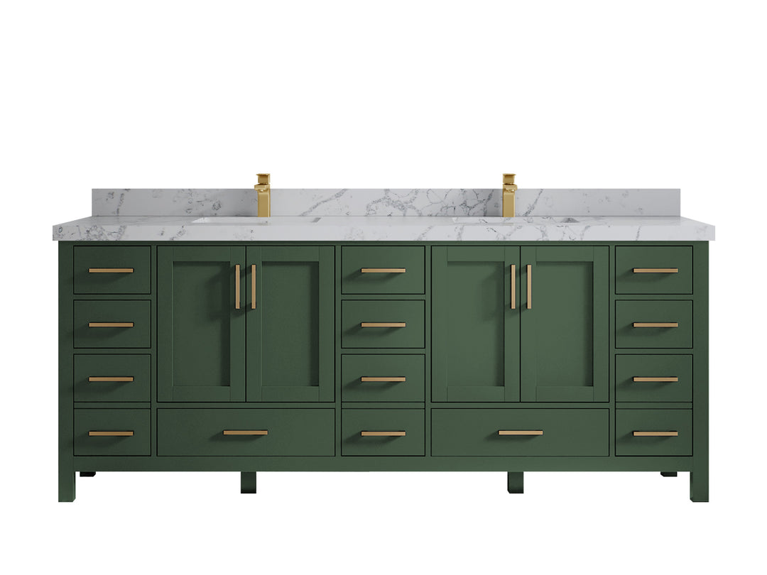 Malibu 84 in. W x 22 in. D Double Sink Bathroom Vanity