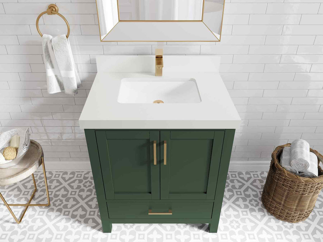 Malibu 30 in. W x 22 in. D Single Sink Bathroom Vanity