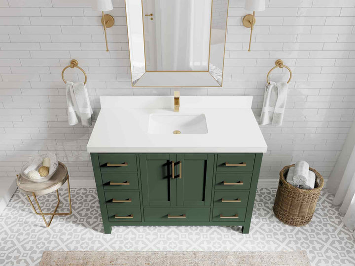 Malibu 48 in. W x 22 in. D Single Sink Bathroom Vanity - photo 40