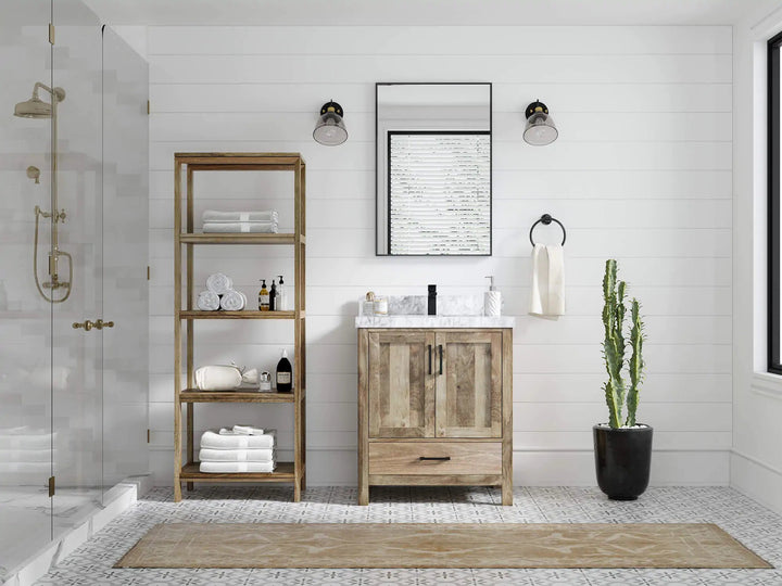 Malibu Mango Wood 30 in. W x 22 in. D Single Sink Bathroom Vanity - photo 4