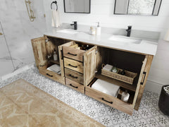 Malibu Mango Wood 72 in. W x 22 in. D Double Sink Bathroom Vanity - photo 3