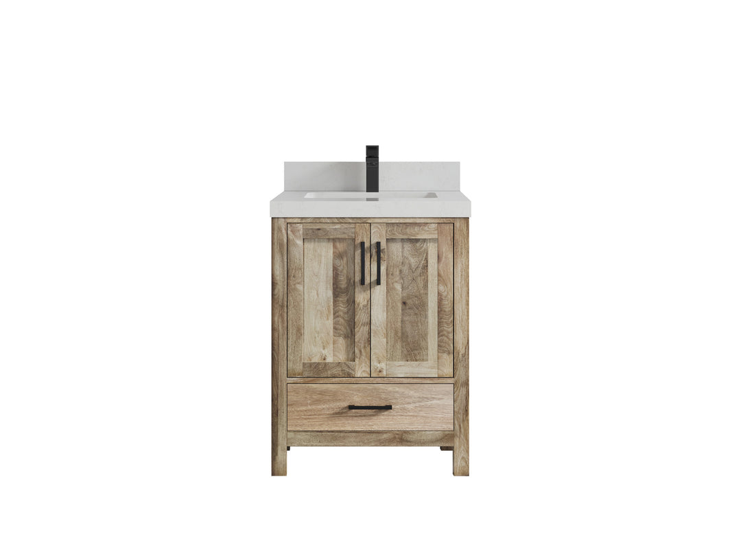 Malibu Mango Wood 24 in. W x 22 in. D Single Sink Bathroom Vanity
