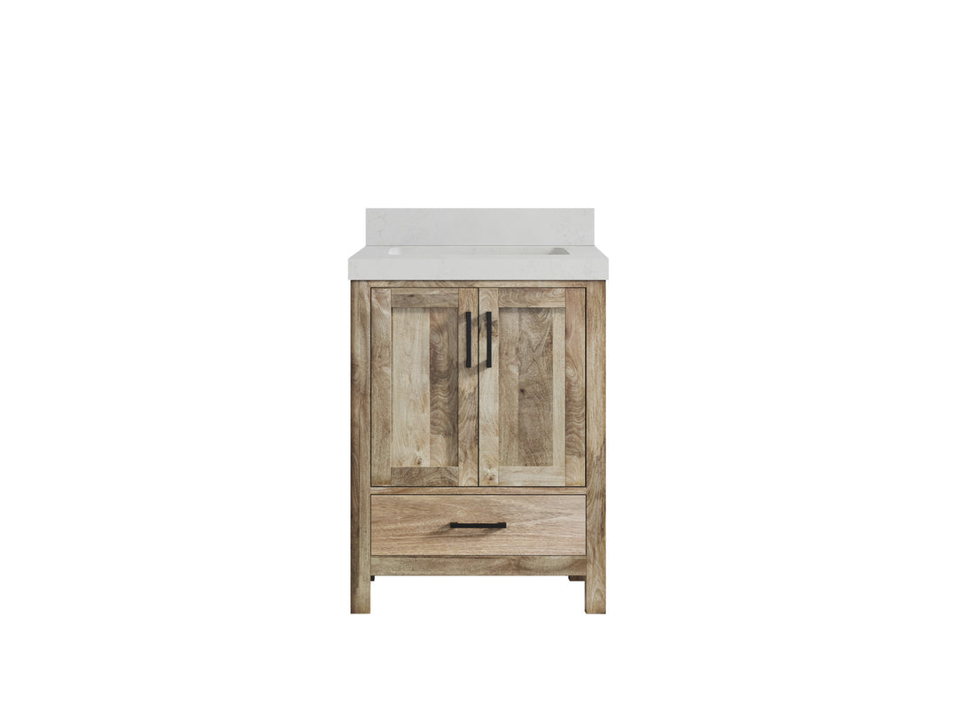 Malibu Mango Wood 24 in. W x 22 in. D Single Sink Bathroom Vanity