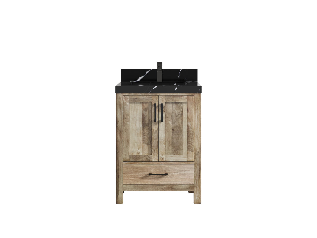Malibu Mango Wood 24 in. W x 22 in. D Single Sink Bathroom Vanity