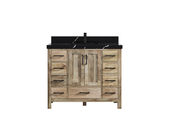 Malibu Mango Wood 42 in. W x 22 in. D Single Sink Bathroom Vanity - photo 16