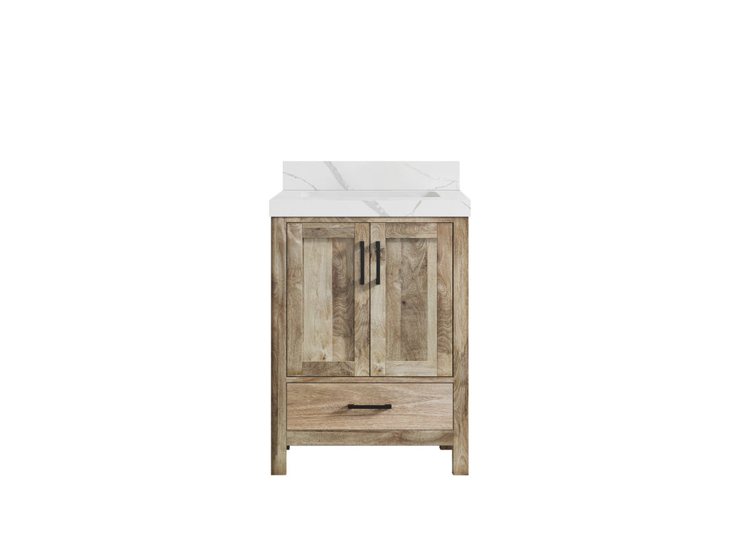 Malibu Mango Wood 24 in. W x 22 in. D Single Sink Bathroom Vanity