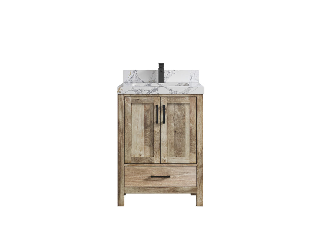 Malibu Mango Wood 24 in. W x 22 in. D Single Sink Bathroom Vanity