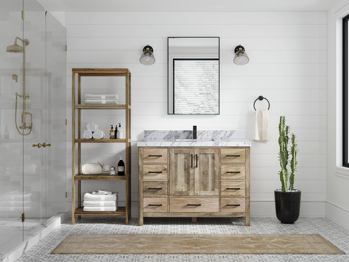 Malibu Mango Wood 48 in. W x 22 in. D Single Sink Bathroom Vanity - photo 19
