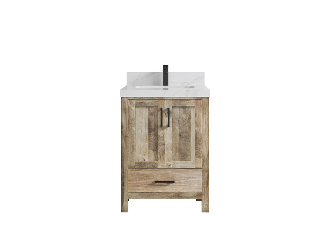 Malibu Mango Wood 24 in. W x 22 in. D Single Sink Bathroom Vanity