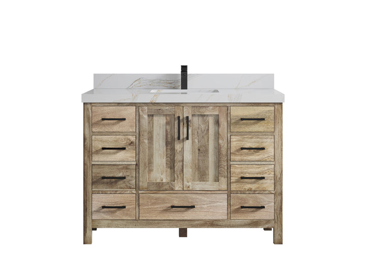 Malibu Mango Wood 48 in. W x 22 in. D Single Sink Bathroom Vanity - photo 29
