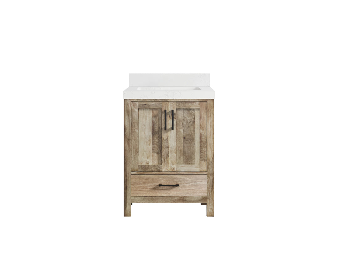 Malibu Mango Wood 24 in. W x 22 in. D Single Sink Bathroom Vanity