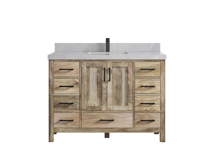 Malibu Mango Wood 48 in. W x 22 in. D Single Sink Bathroom Vanity - photo 28