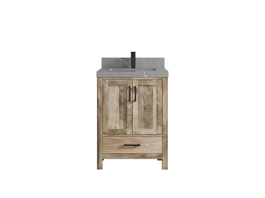 Malibu Mango Wood 24 in. W x 22 in. D Single Sink Bathroom Vanity