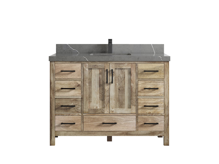 Malibu Mango Wood 48 in. W x 22 in. D Single Sink Bathroom Vanity - photo 32