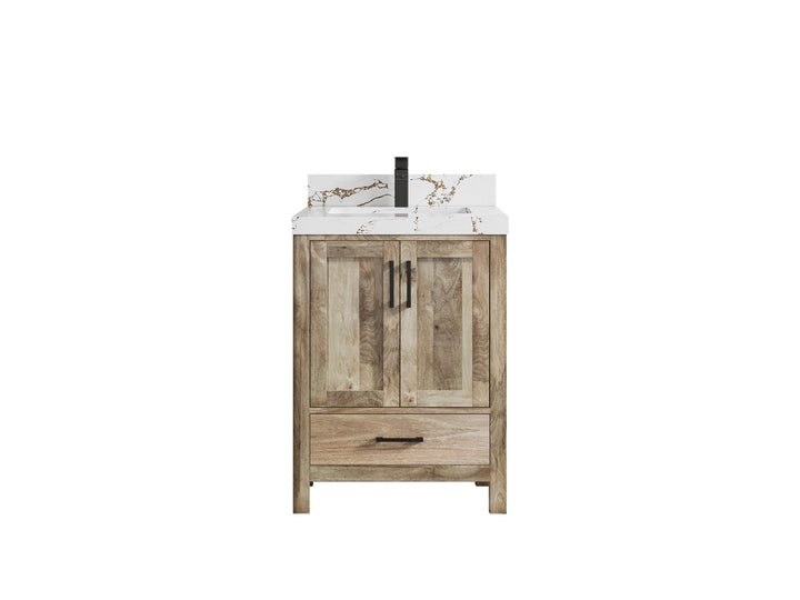 Malibu Mango Wood 24 in. W x 22 in. D Single Sink Bathroom Vanity - photo 35