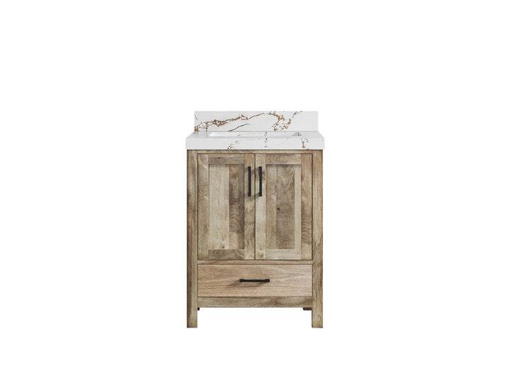 Malibu Mango Wood 24 in. W x 22 in. D Single Sink Bathroom Vanity - photo 36