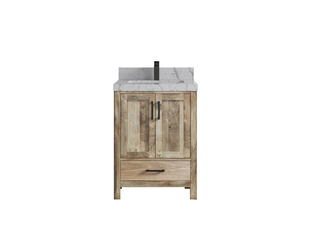 Malibu Mango Wood 24 in. W x 22 in. D Single Sink Bathroom Vanity