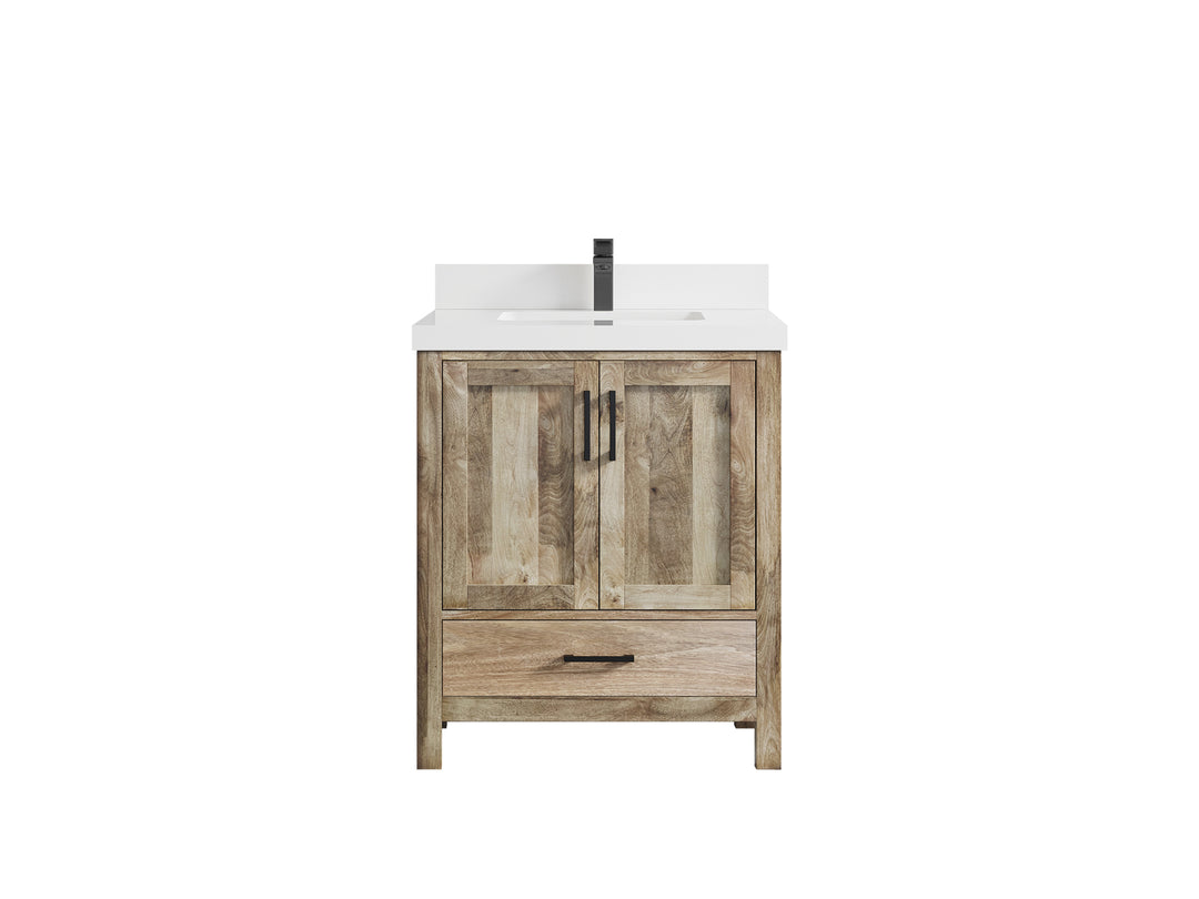 Malibu Mango Wood 30 in. W x 22 in. D Single Sink Bathroom Vanity