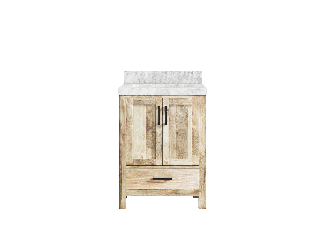 Malibu Mango Wood 24 in. W x 22 in. D Single Sink Bathroom Vanity