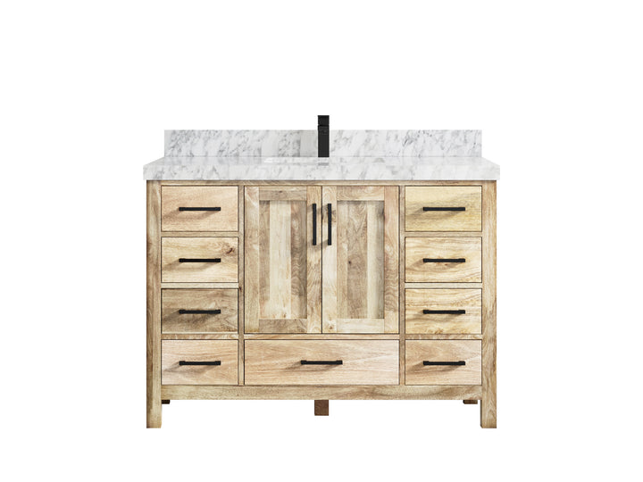 Malibu Mango Wood 48 in. W x 22 in. D Single Sink Bathroom Vanity - photo 28