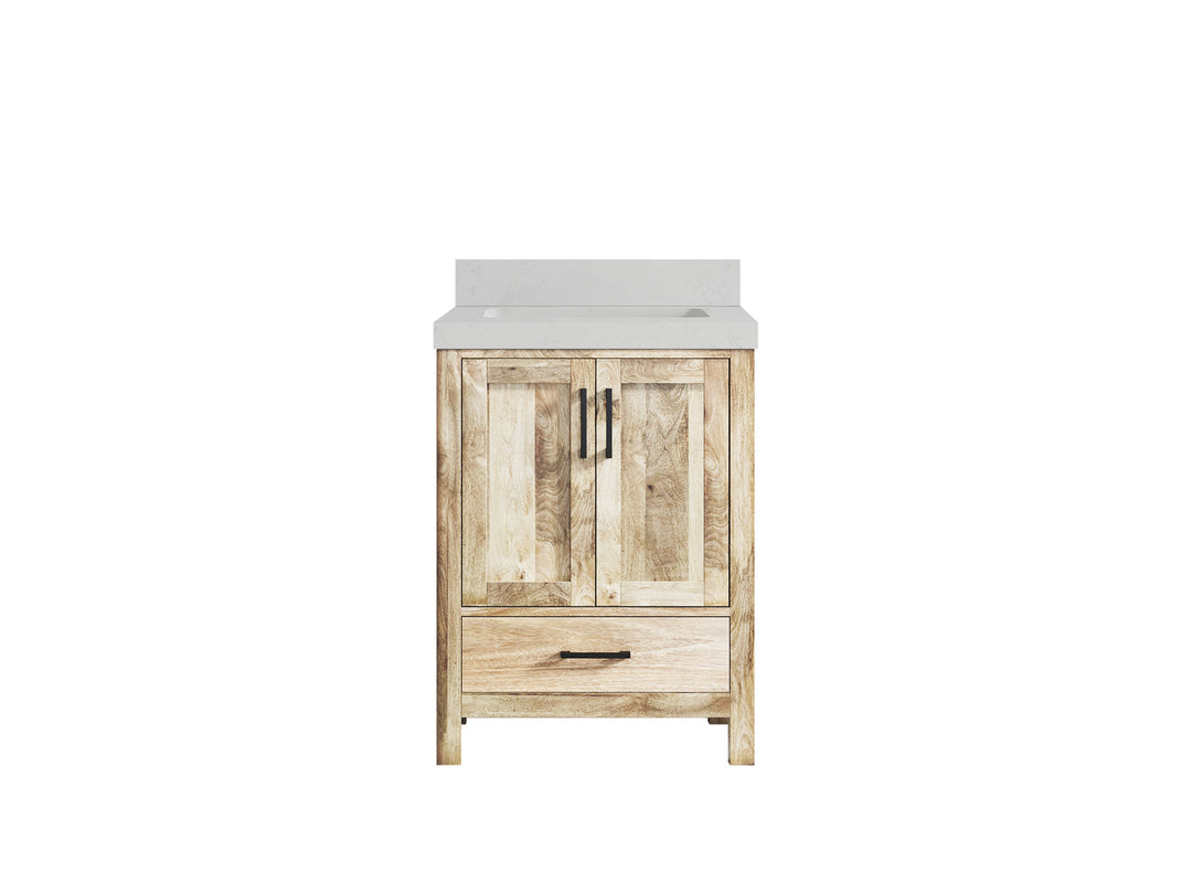 Malibu Mango Wood 24 in. W x 22 in. D Single Sink Bathroom Vanity