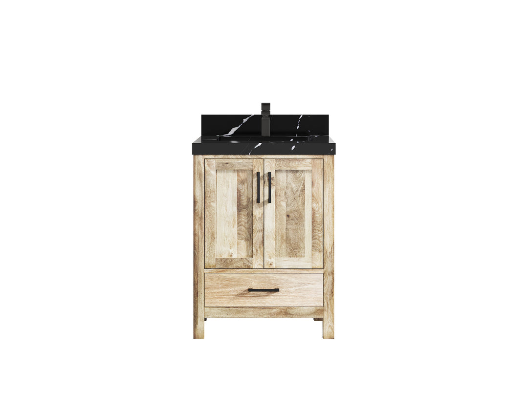 Malibu Mango Wood 24 in. W x 22 in. D Single Sink Bathroom Vanity