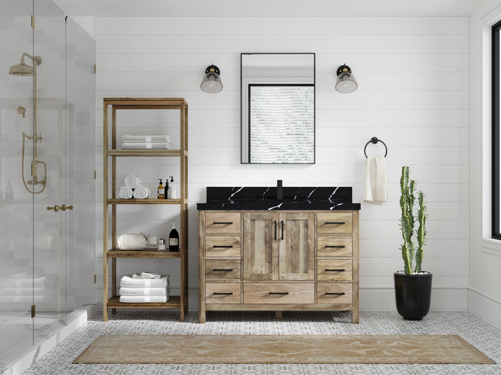 Malibu Mango Wood 48 in. W x 22 in. D Single Sink Bathroom Vanity - photo 17