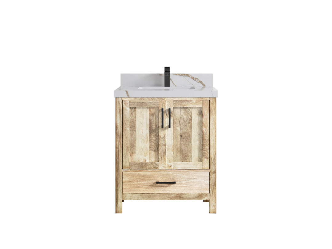 Malibu Mango Wood 30 in. W x 22 in. D Single Sink Bathroom Vanity