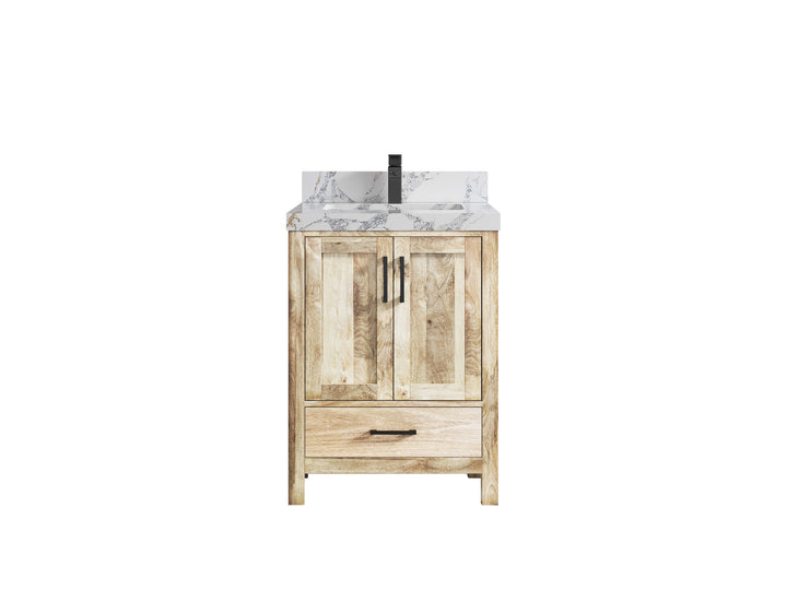 Malibu Mango Wood 24 in. W x 22 in. D Single Sink Bathroom Vanity - photo 22