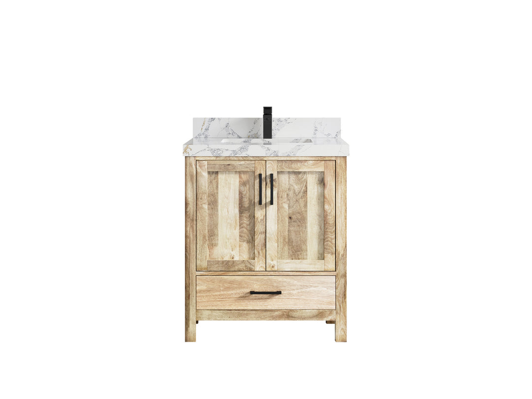 Malibu Mango Wood 30 in. W x 22 in. D Single Sink Bathroom Vanity