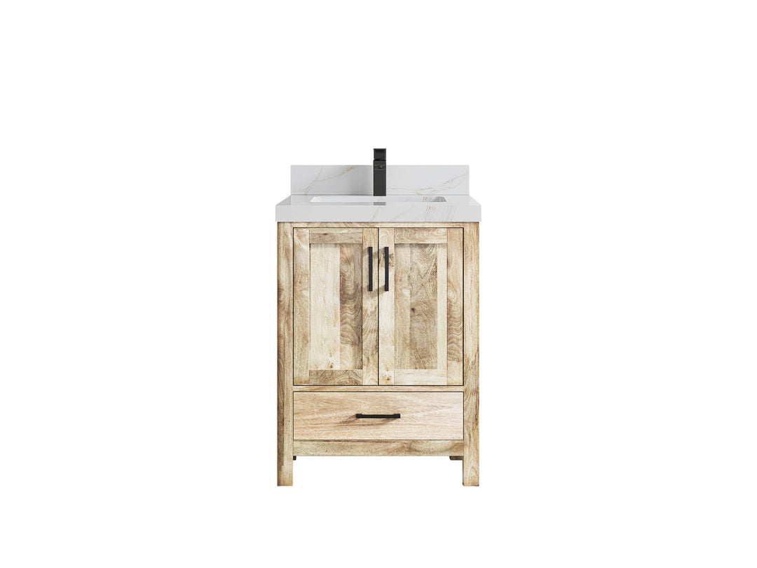Malibu Mango Wood 24 in. W x 22 in. D Single Sink Bathroom Vanity